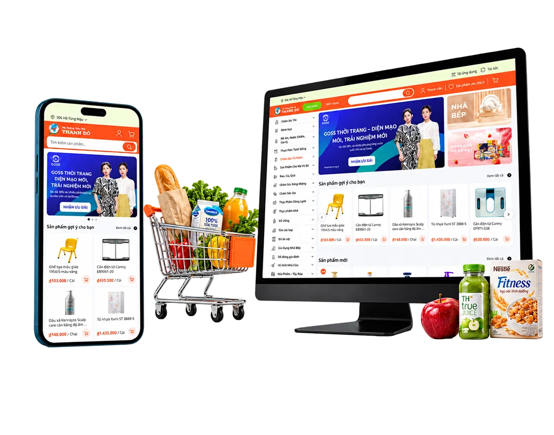 Website thương mại điện tử đa nền tảng